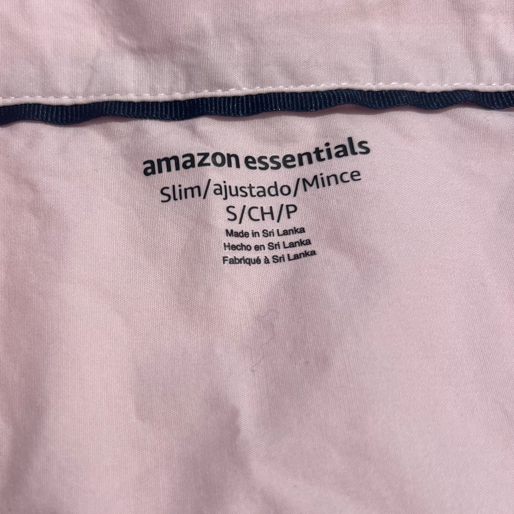 Amazon Essentials Men's Short-Sleeve Button-Down Shirt in Light Pink - Picture 4 of 4